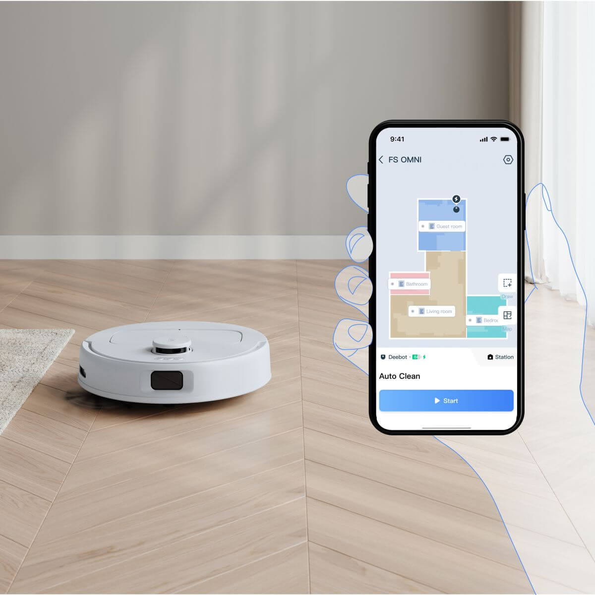18 Intuitívna aplikácia ECOVACS HOME